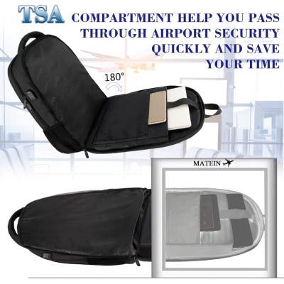 Σακίδιο πλάτης 28L Laptop 15,6” Matein 1007 μαύρο Σακίδιο πλάτης 28L Laptop 15,6” Matein 1007 μαύρο