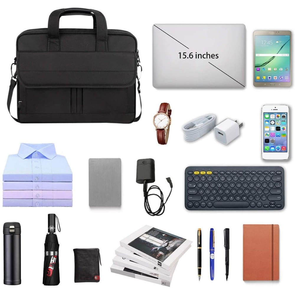 Υφασμάτινος Χαρτοφύλακας Taygeer 15,6' laptop 9,6L 1073 μαύρο Υφασμάτινος Χαρτοφύλακας Taygeer 15,6' laptop 9,6L 1073 μαύρο