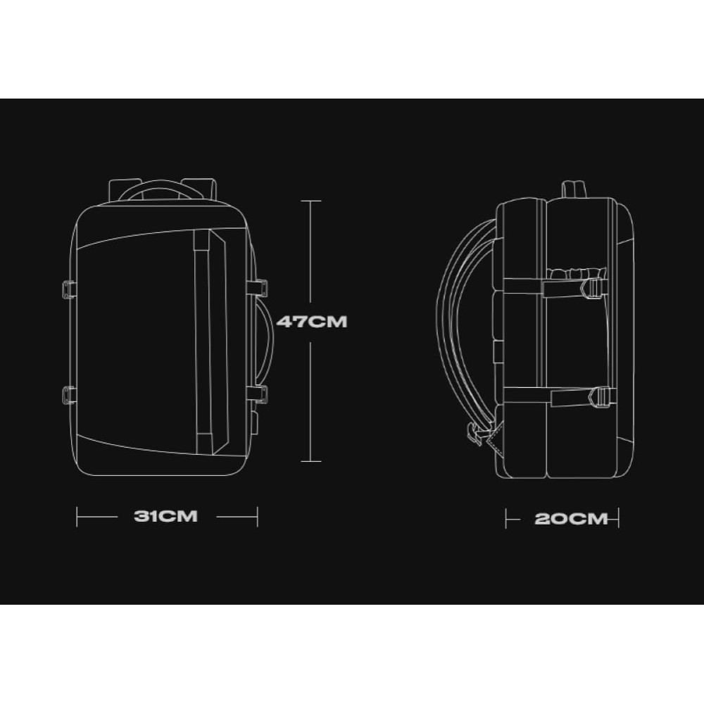 Σακίδιο πλάτης 29L Laptop 15,6” Bange 2892 μαύρο Σακίδιο πλάτης 29L Laptop 15,6” Bange 2892 μαύρο