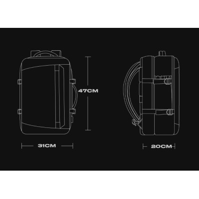 Σακίδιο πλάτης 29L Laptop 15,6” Bange 2892 μαύρο Σακίδιο πλάτης 29L Laptop 15,6” Bange 2892 μαύρο