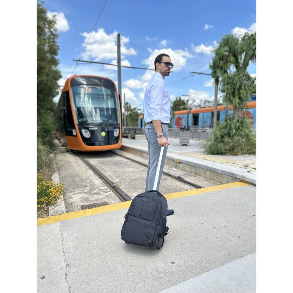 Σακίδιο πλάτης Τροχήλατο 45L Laptop 17,3” Matein 1240 μαύρο Σακίδιο πλάτης Τροχήλατο 45L Laptop 17,3” Matein 1240 μαύρο