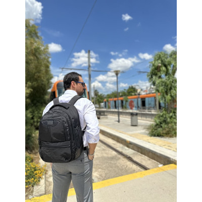 Σακίδιο πλάτης Τροχήλατο  45L Laptop 17,3” Matein 1240 μαύρο