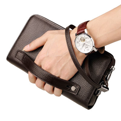 Δερμάτινο Ανδρικό πορτοφόλι William Polo 286 brown Δερμάτινο Ανδρικό πορτοφόλι William Polo 286 brown