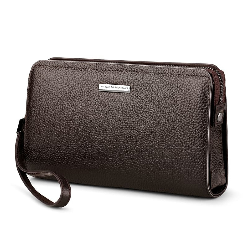Δερμάτινο Ανδρικό πορτοφόλι William Polo 286 brown Δερμάτινο Ανδρικό πορτοφόλι William Polo 286 brown