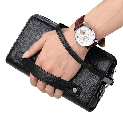 Δερμάτινο Ανδρικό πορτοφόλι William Polo 286 black Δερμάτινο Ανδρικό πορτοφόλι William Polo 286 black