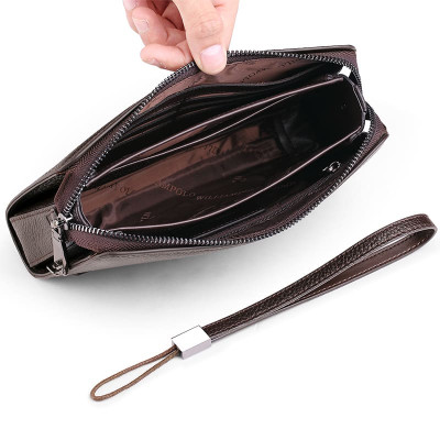 Δερμάτινο Ανδρικό πορτοφόλι William Polo 286 brown Δερμάτινο Ανδρικό πορτοφόλι William Polo 286 brown