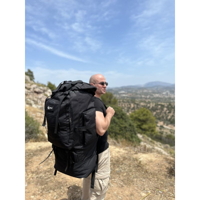 Σακίδιο πλάτης πόλης-ορειβατικό Cardinal MT-023 70L-100L Μαύρο Σακίδιο πλάτης πόλης-ορειβατικό Cardinal MT-023 70L-100L Μαύρο