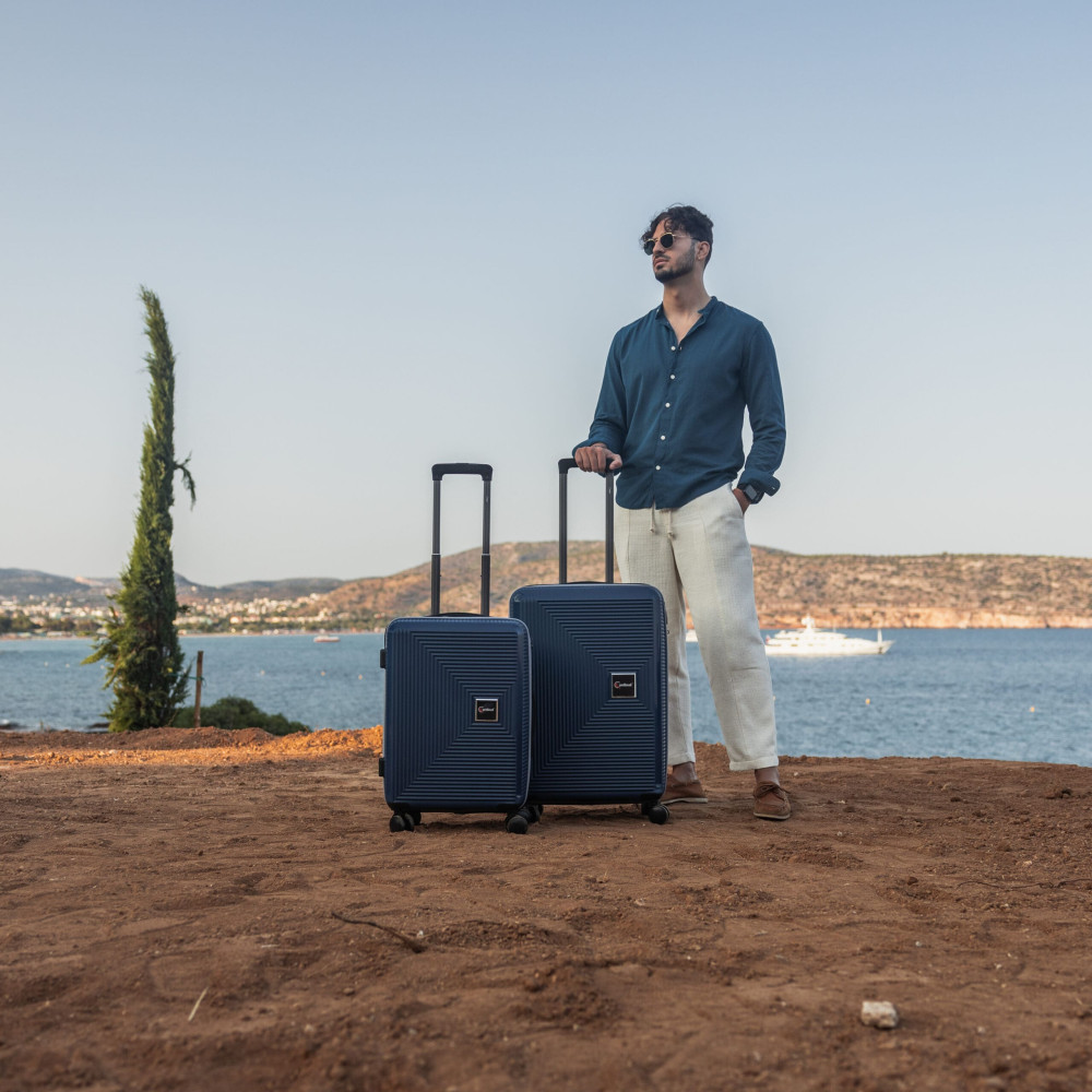 Βαλίτσα trolley Επεκτάσιμη Anniversary Cardinal (PP) μικρή μεσαία 2015 50/60 cm Σκούρο μπλέ Βαλίτσα trolley Επεκτάσιμη Anniversary Cardinal (PP) μικρή μεσαία 2015 50/60 cm Σκούρο μπλέ