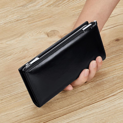 Δερμάτινο Ανδρικό πορτοφόλι William Polo 221616 black Δερμάτινο Ανδρικό πορτοφόλι William Polo 221616 black