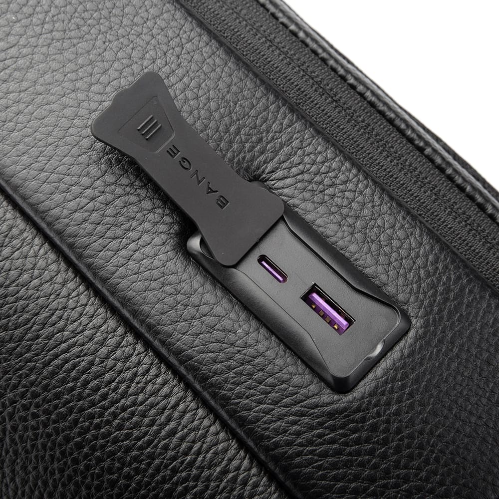 Δερμάτινο Σακίδιο πλάτης 21L Laptop 15,6” Bange 6621 μαύρο Δερμάτινο Σακίδιο πλάτης 21L Laptop 15,6” Bange 6621 μαύρο