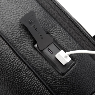 Δερμάτινο Σακίδιο πλάτης 21L Laptop 15,6” Bange 6621 μαύρο Δερμάτινο Σακίδιο πλάτης 21L Laptop 15,6” Bange 6621 μαύρο