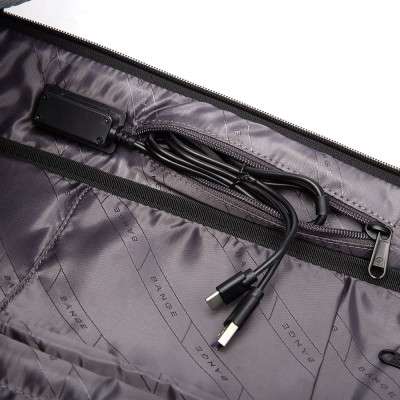 Δερμάτινο Σακίδιο πλάτης 21L Laptop 15,6” Bange 6621 μαύρο Δερμάτινο Σακίδιο πλάτης 21L Laptop 15,6” Bange 6621 μαύρο