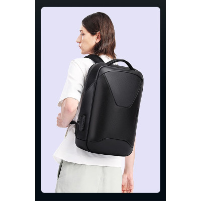 Δερμάτινο Σακίδιο πλάτης 21L Laptop 15,6” Bange 6621 μαύρο Δερμάτινο Σακίδιο πλάτης 21L Laptop 15,6” Bange 6621 μαύρο