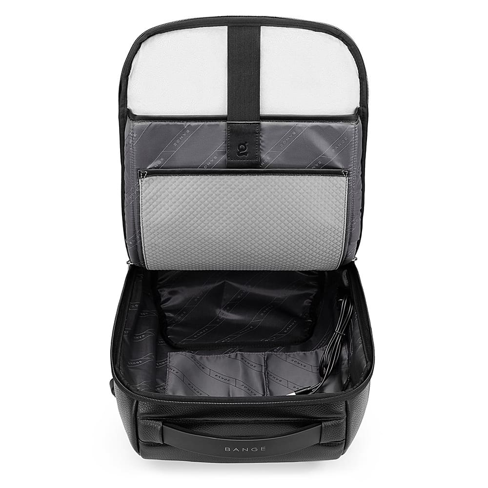 Δερμάτινο Σακίδιο πλάτης 23L Laptop 15,6” Bange 6622 μαύρο Δερμάτινο Σακίδιο πλάτης 23L Laptop 15,6” Bange 6622 μαύρο