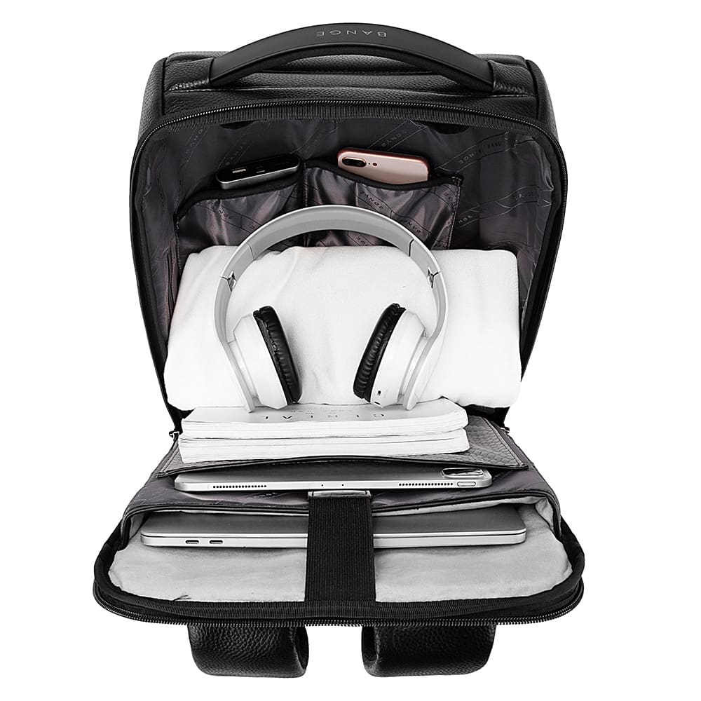 Δερμάτινο Σακίδιο πλάτης 23L Laptop 15,6” Bange 6622 μαύρο Δερμάτινο Σακίδιο πλάτης 23L Laptop 15,6” Bange 6622 μαύρο