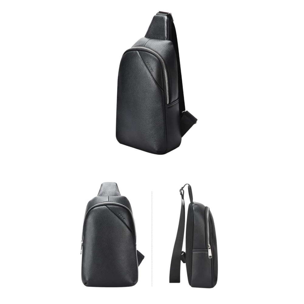 Δερμάτινο τσαντάκι crossbody Bopai 11-122901 μαύρο Δερμάτινο τσαντάκι crossbody Bopai 11-122901 μαύρο