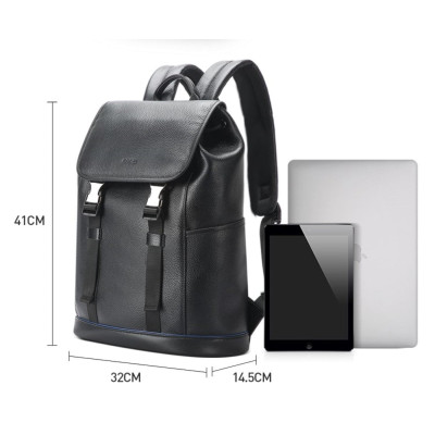 Δερμάτινο Σακίδιο πλάτης Αντικλεπτικό 24L Laptop 15,6” Bopai 61-123391 μαύρο Δερμάτινο Σακίδιο πλάτης Αντικλεπτικό 24L Laptop 15,6” Bopai 61-123391 μαύρο