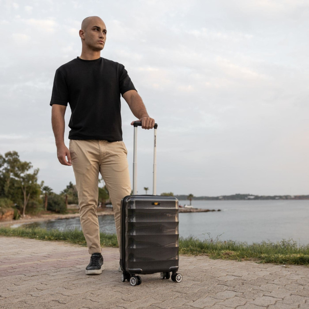 Βαλίτσα trolley case Caterpillar CAT Carbon V3 καμπίνας 84495-01/50cm Βαλίτσα trolley case Caterpillar CAT Carbon V3 καμπίνας 84495-01/50cm