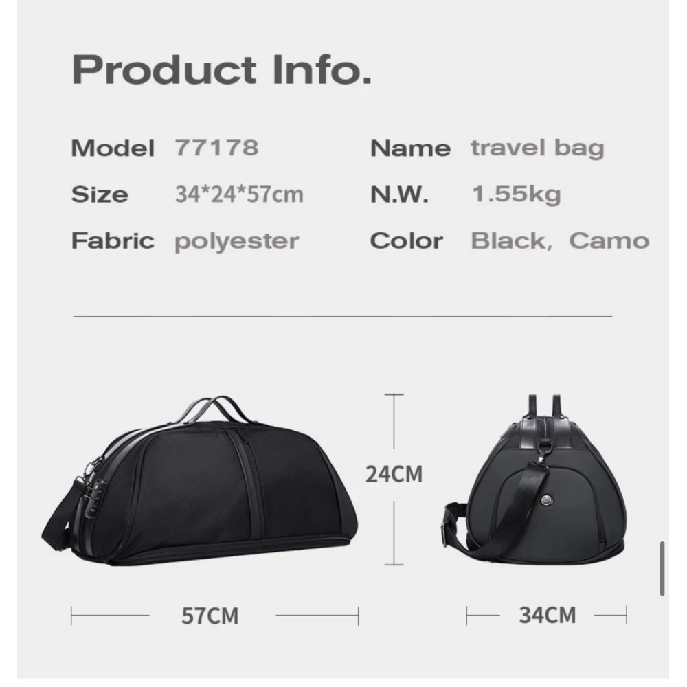 Σακβουαγιάζ Bange 50 L 77178 μαύρο Σακβουαγιάζ Bange 50 L 77178 μαύρο