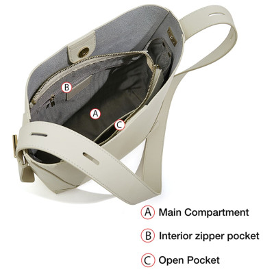 Δερμάτινη Γυναικεία Τσάντα Shopper ‘Ωμου Foxer 9136015F άσπρο Δερμάτινη Γυναικεία Τσάντα Shopper ‘Ωμου Foxer 9136015F άσπρο