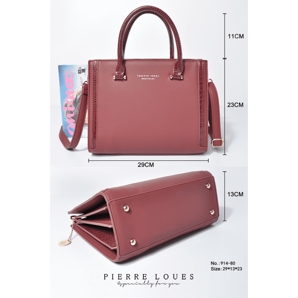 Γυναικεία Τσάντα Χιαστί/χειρός Pierre Loues 914-80 καφέ Γυναικεία Τσάντα Χιαστί/χειρός Pierre Loues 914-80 καφέ