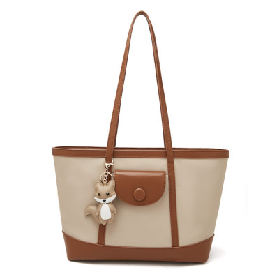 Γυναικεία Τσάντα Shopper &#039;Ωμου Foxer 9151041F μπέζ/καφέ