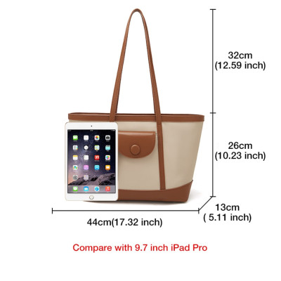 Γυναικεία Τσάντα Shopper 'Ωμου Foxer 9151041F μπέζ/καφέ