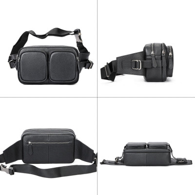 Δερμάτινο τσαντάκι μέσης Cardinal 1230 black Δερμάτινο τσαντάκι μέσης Cardinal 1230 black
