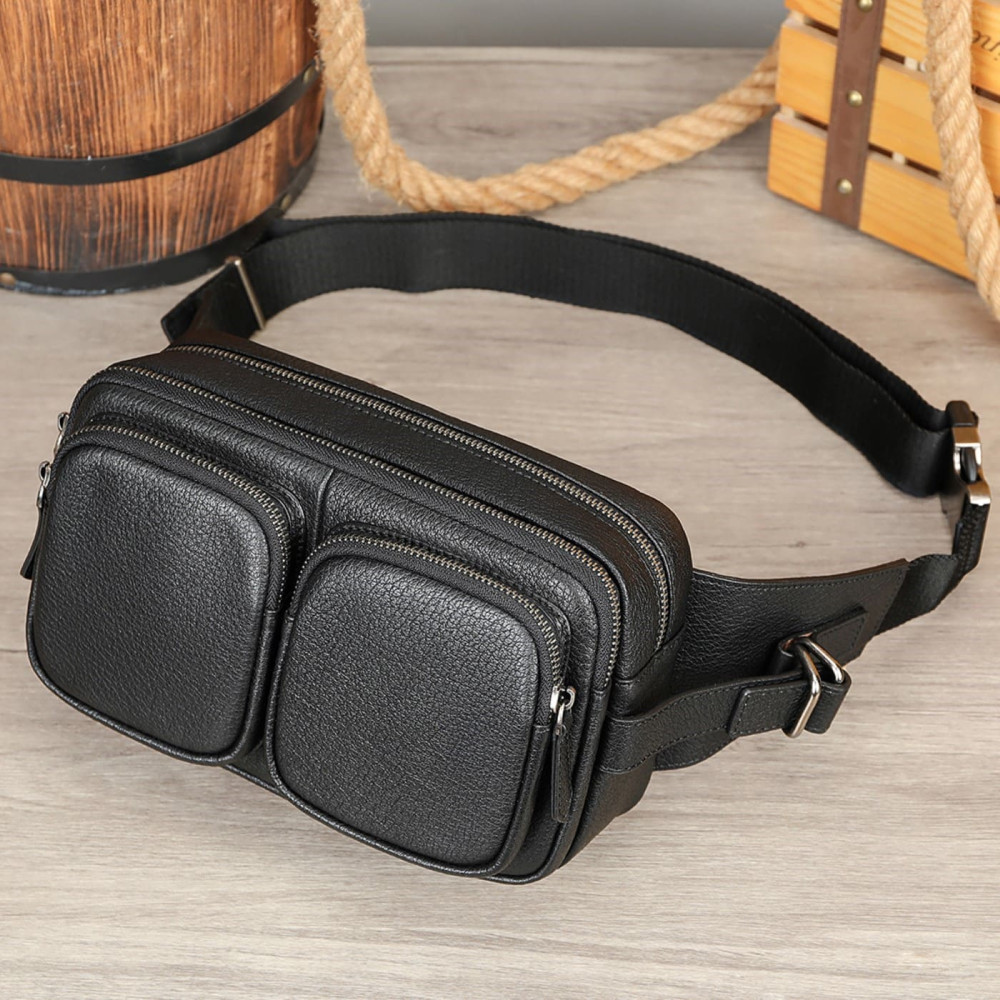 Δερμάτινο τσαντάκι μέσης Cardinal 1230 black Δερμάτινο τσαντάκι μέσης Cardinal 1230 black