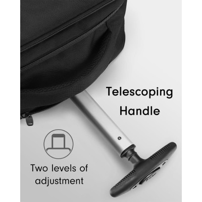 Σακίδιο πλάτης Τροχήλατο 40L Laptop 17,3” Matein 1700 μαύρο Σακίδιο πλάτης Τροχήλατο 40L Laptop 17,3” Matein 1700 μαύρο
