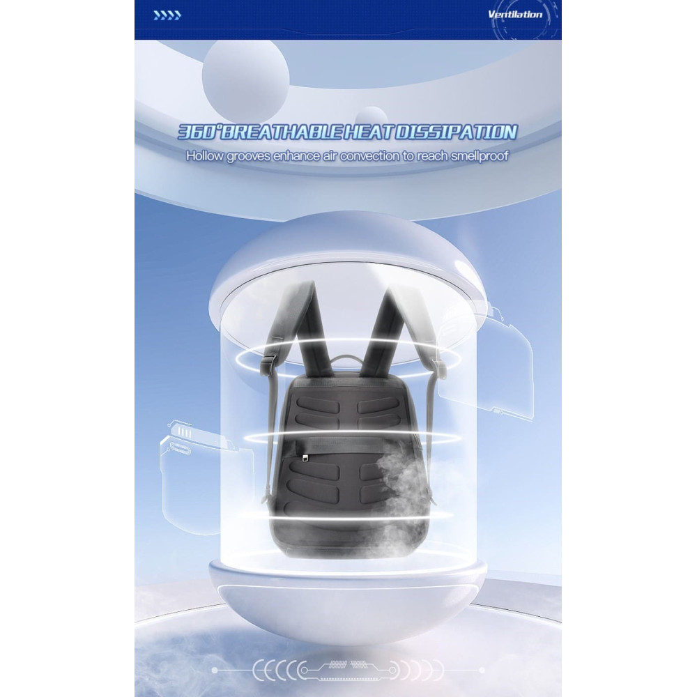 Σακίδιο πλάτης Αντικλεπτικό 21L Laptop 15,6 Bopai 61-122579 μαύρο Σακίδιο πλάτης Αντικλεπτικό 21L Laptop 15,6 Bopai 61-122579 μαύρο