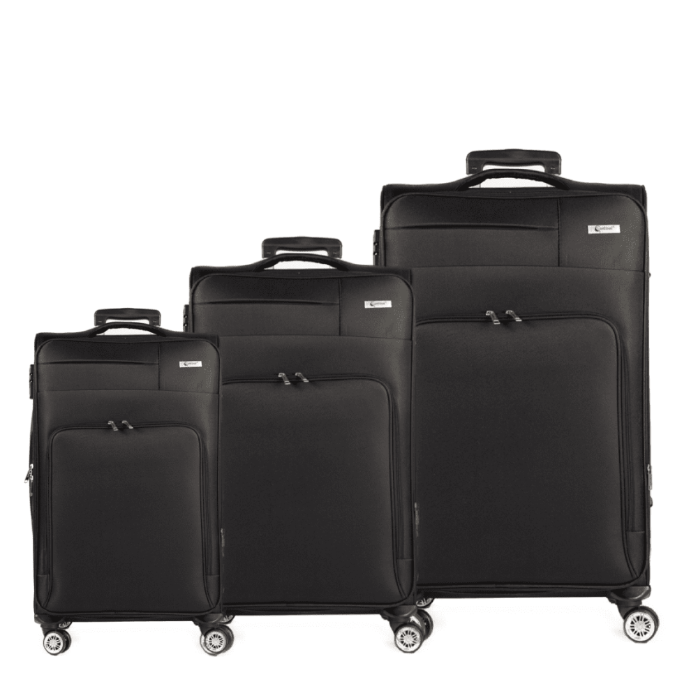 Βαλίτσες trolley (σετ 3 τεμαχίων) Cardinal 3700 μαύρη Βαλίτσες trolley (σετ 3 τεμαχίων) Cardinal 3700 μαύρη
