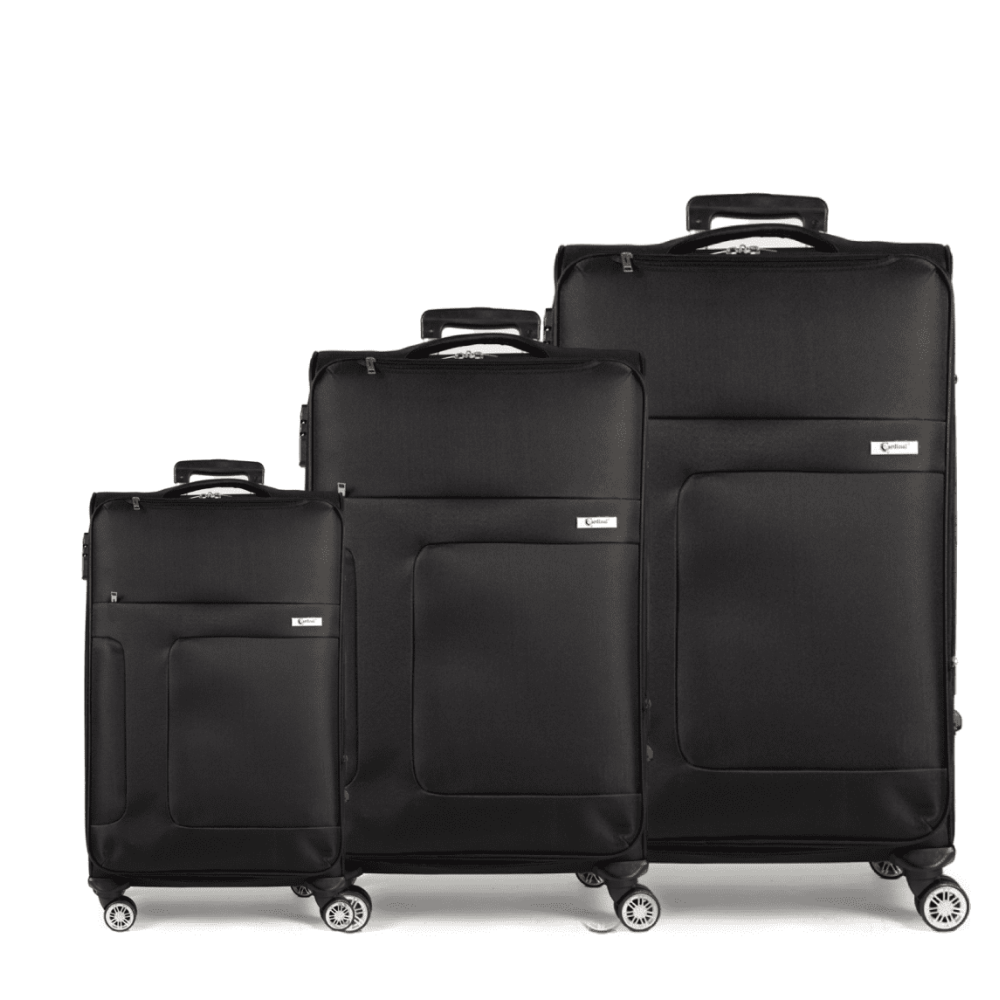 Βαλίτσες trolley (σετ 3 τεμαχίων) Cardinal 3800 μαύρη Βαλίτσες trolley (σετ 3 τεμαχίων) Cardinal 3800 μαύρη