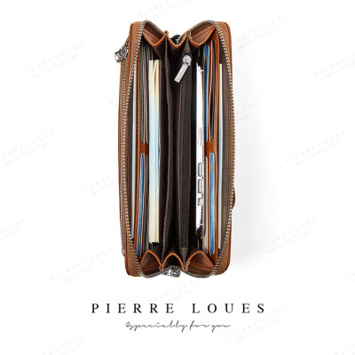 Γυναικείο πορτοφόλι Pierre Loues 815-25 καφέ Γυναικείο πορτοφόλι Pierre Loues 815-25 καφέ