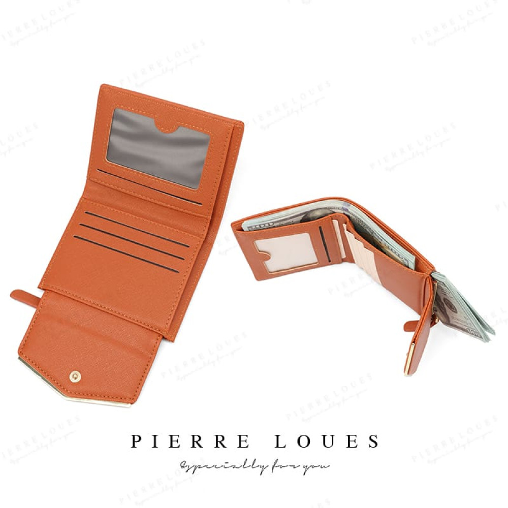 Γυναικείο πορτοφόλι Pierre Loues 821-56-2 μαύρο Γυναικείο πορτοφόλι Pierre Loues 821-56-2 μαύρο