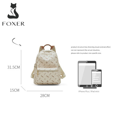 Γυναικείo Σακίδιο Πλάτης PVC Foxer 900165F μπέζ Γυναικείo Σακίδιο Πλάτης PVC Foxer 900165F μπέζ
