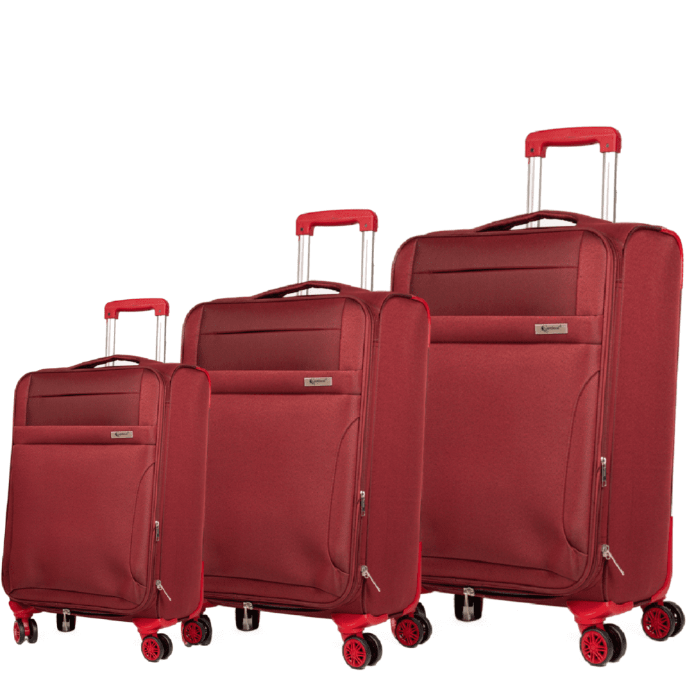 Βαλίτσες trolley (σετ 3 τεμαχίων) Cardinal 3400 μπορντό Βαλίτσες trolley (σετ 3 τεμαχίων) Cardinal 3400 μπορντό