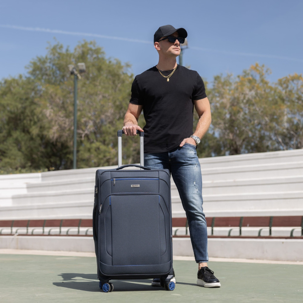 Βαλίτσα trolley Spectra Cardinal μεγάλη 5000/70cm σκούρο μπλέ