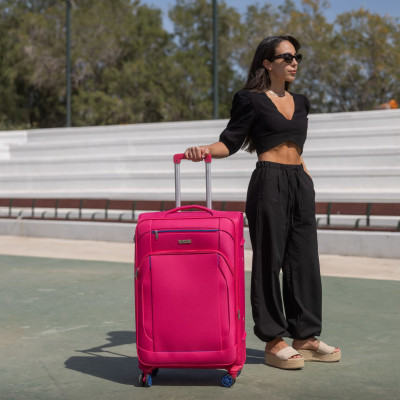 Βαλίτσα trolley Spectra Cardinal μεγάλη 5000/70cm ροζ