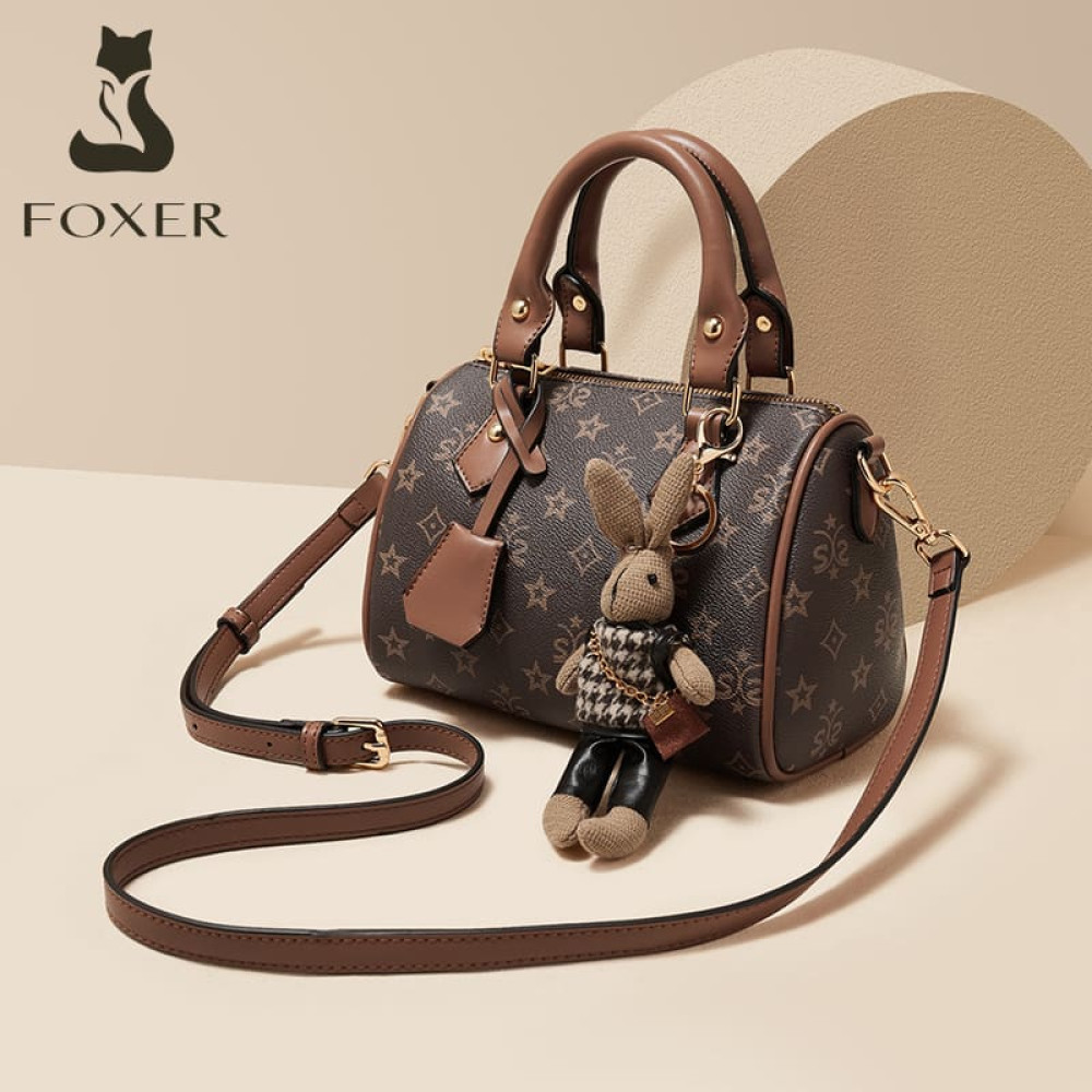Γυναικεία Τσάντα PVC Χιαστί/Χειρός Foxer 9151063F καφέ Γυναικεία Τσάντα PVC Χιαστί/Χειρός Foxer 9151063F καφέ