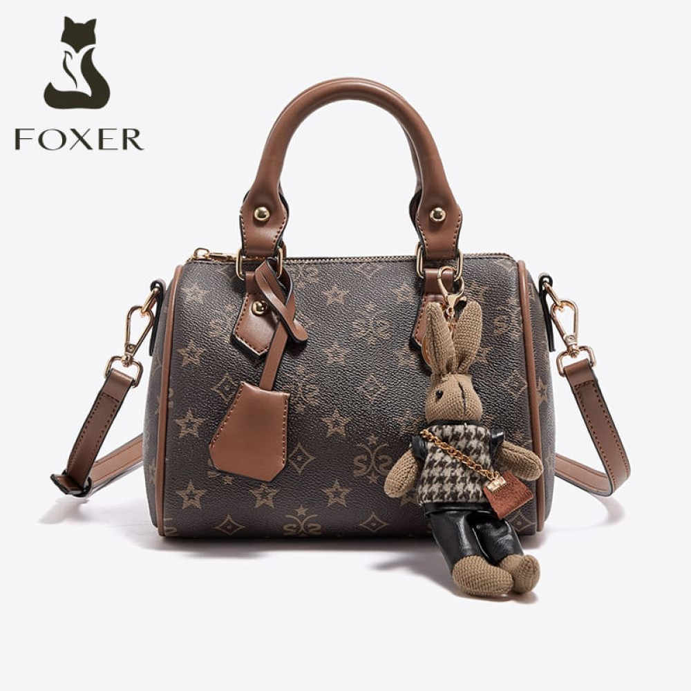 Γυναικεία Τσάντα PVC Χιαστί/Χειρός Foxer 9151063F καφέ Γυναικεία Τσάντα PVC Χιαστί/Χειρός Foxer 9151063F καφέ
