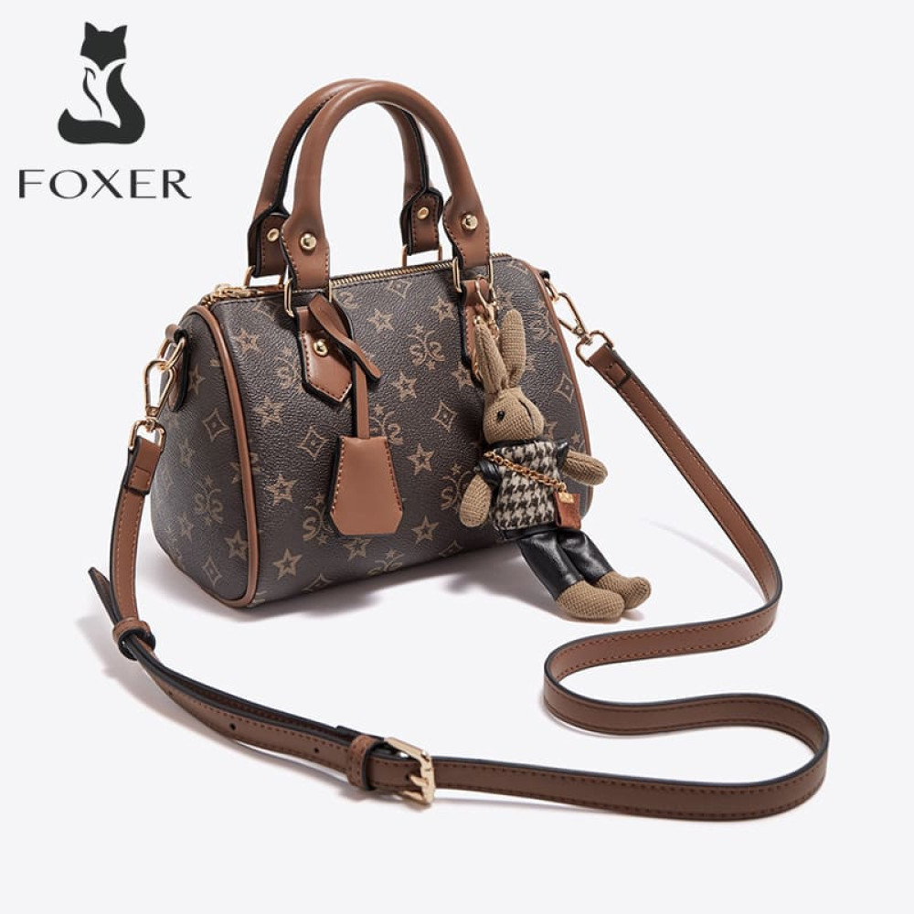 Γυναικεία Τσάντα PVC Χιαστί/Χειρός Foxer 9151063F καφέ Γυναικεία Τσάντα PVC Χιαστί/Χειρός Foxer 9151063F καφέ