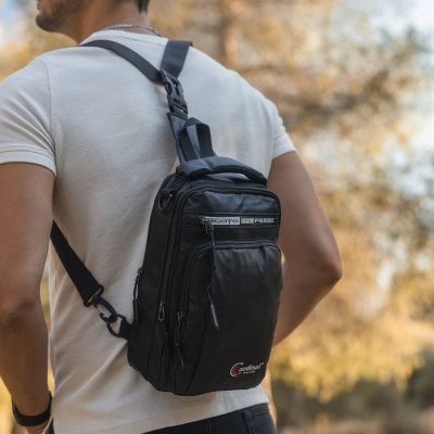 Τσαντάκι ώμου χιαστί crossbody mini backpack Cardinal 1200 μαύρο Τσαντάκι ώμου χιαστί crossbody mini backpack Cardinal 1200 μαύρο