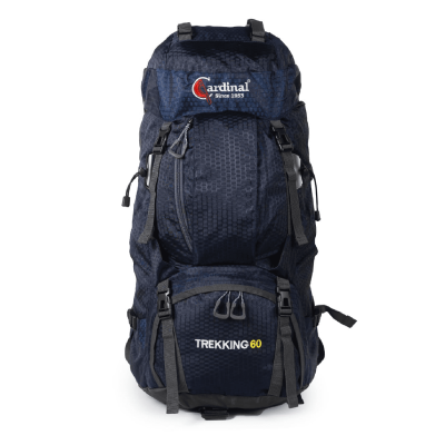 Σακίδιο ορειβασίας αδιάβροχο Ταξιδιού 60L Camping 1488 Σκούρο μπλε