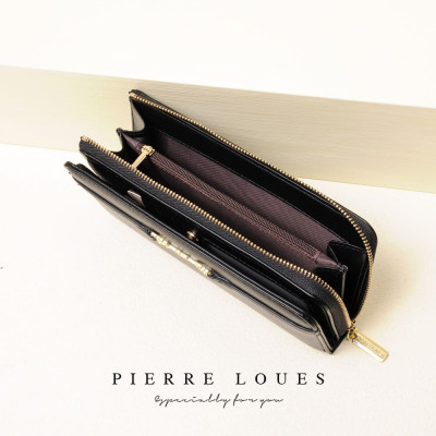 Γυναικείο πορτοφόλι Pierre Loues 813-7 μαύρο Γυναικείο πορτοφόλι Pierre Loues 813-7 μαύρο