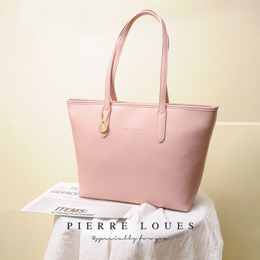 Γυναικεία Τσάντα Ώμου Shopper Pierre Loues 914-62 ροζ Γυναικεία Τσάντα Ώμου Shopper Pierre Loues 914-62 ροζ