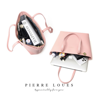 Γυναικεία Τσάντα Ώμου Shopper Pierre Loues 914-62 ροζ Γυναικεία Τσάντα Ώμου Shopper Pierre Loues 914-62 ροζ