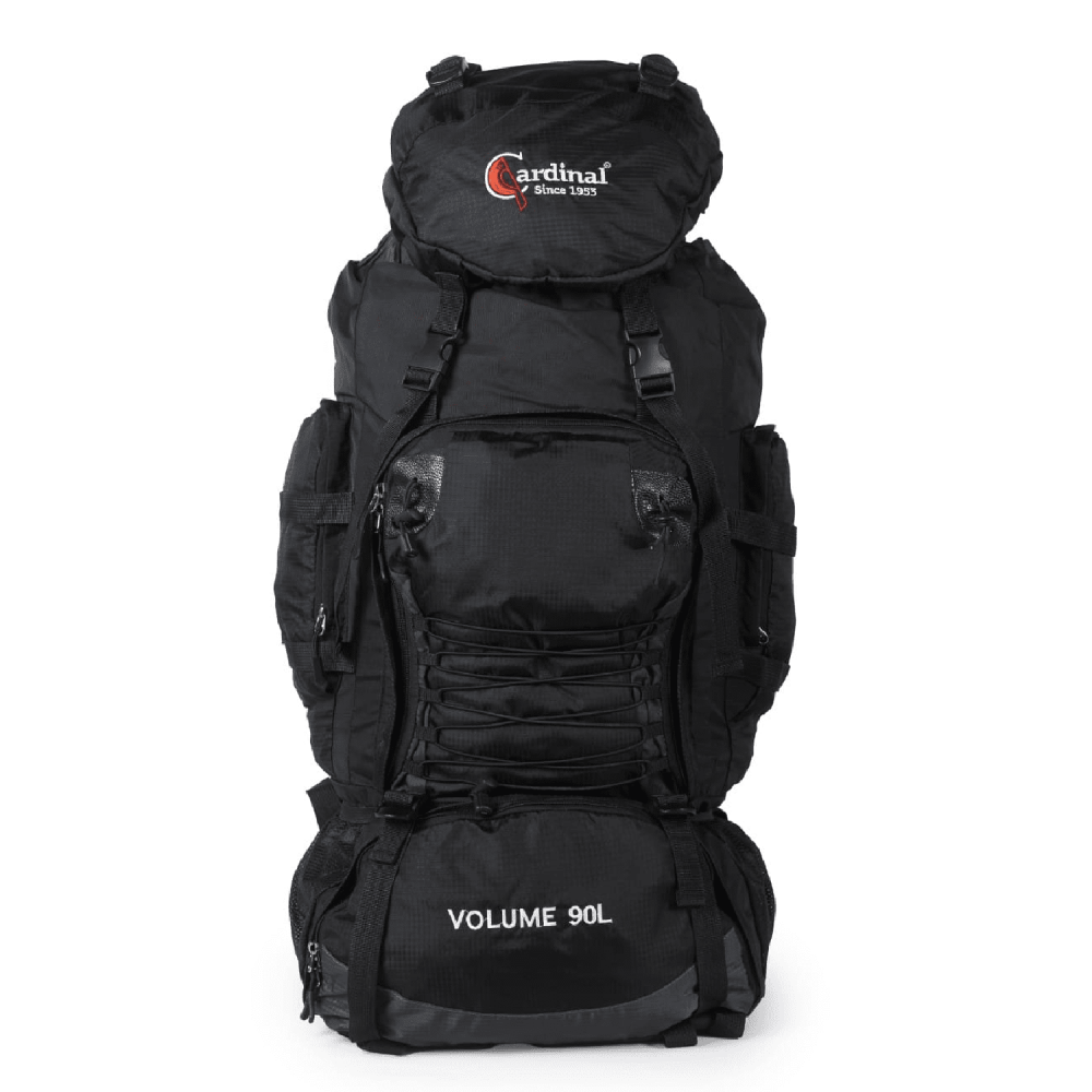 Σακίδιο πλάτης ορειβατικό Ταξιδιού αδιάβροχο 990 90L μαύρο