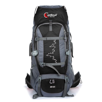 Σακίδιο πλάτης ορειβατικό Ταξιδιού Cardinal 630 80+5 L  μαύρο