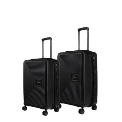 Βαλίτσες σετ Anniversary Cardinal (PP) μεσαία/μεγάλη 2015/60/70 solid black